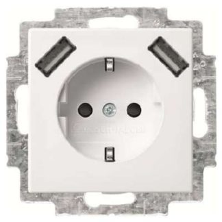 Разъем SCHUKO-2x USB - Защитный контакт разъема 20 EUCB2USB-914