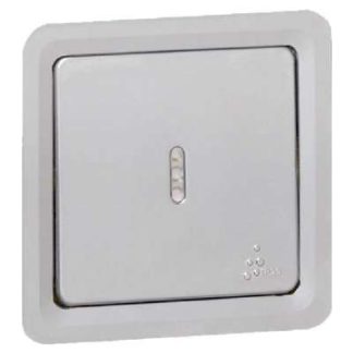 Выключатель On/Off Switch 1-p Soliroc IP55 gr - двухпозиционный переключатель, хромированный 077814