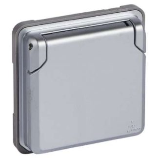 Розетка Schuko IP44 серая Soliroc - Розетка (розетка) 077834