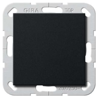 Тумблерный переключатель BS20AX Aus2-p sw - 2-полюсный встраиваемый переключатель, черный 2836005