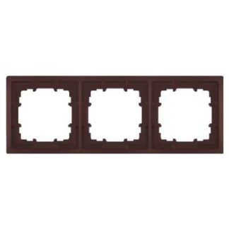 Стильная тройная оправа, шоколадный цвет - Оправа 5TG1323-0CH