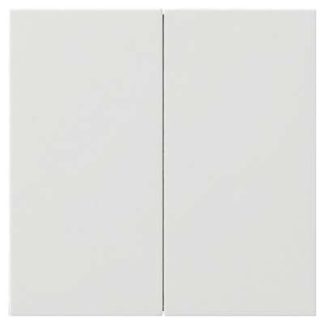 Двойной переключатель-качелька, чисто белый - Накладка для переключателя кремово-белого цвета 5370112