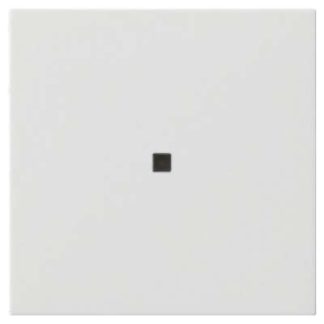 Однопозиционный переключатель, чисто белый - Декоративная накладка для переключателя, кремово-белый 537103