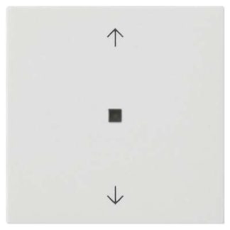 Однопозиционный переключатель, чисто белый - Декоративная накладка для переключателя, кремово-белый 538827