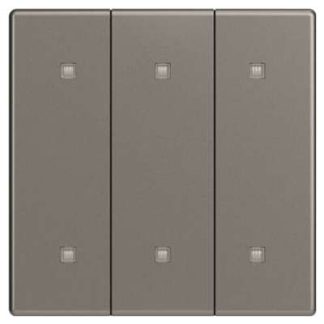 Электронная кнопка-переключатель с тремя положениями, серая, артикул 2570-30-803
