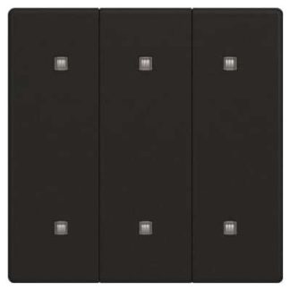 Электронная кнопка-переключатель с тремя положениями, черная, артикул 2570-30-885