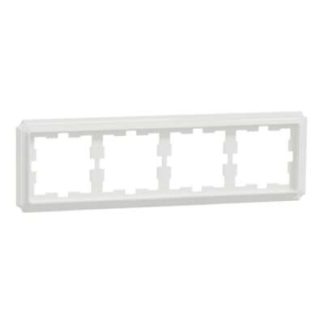 Рама D-Antique на 4 места, цвет лотосовый белый - Четырехсекционная белая рама MEG4040-4735