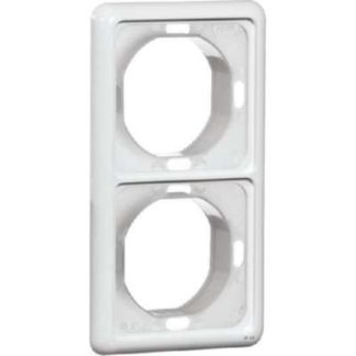 Двойная рамка, чисто белая, горизонтальная/вертикальная - Двойная рамка, белая, D 80.672.02 WU