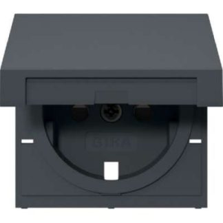 Крышка розетки SCHUKO KD+SH, антрацитовый цвет - бытовая крышка для электропроводки 494228