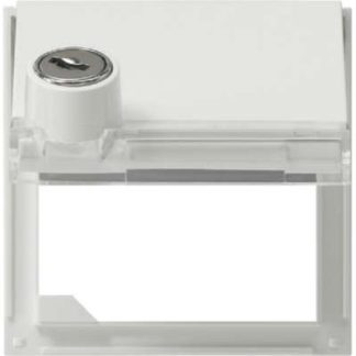 Центральная складная пластина. Чисто белая, с замком, TX44 - элемент управления, откидная крышка 069466