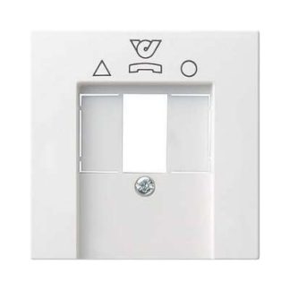 Центральная пластина чисто белого глянцевого цвета для распределительной коробки TDO 026003