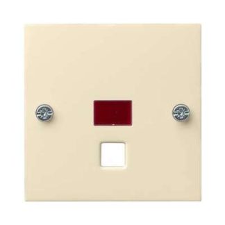 Центральная глянцевая вставка для переключателя/кнопки кремово-белого цвета - Крышка для переключателя/кнопки...