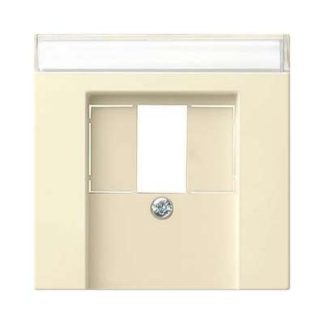 Глянцевая центральная пластина кремово-белого цвета для гнезда TAE - Центральная пластина TAE 087601