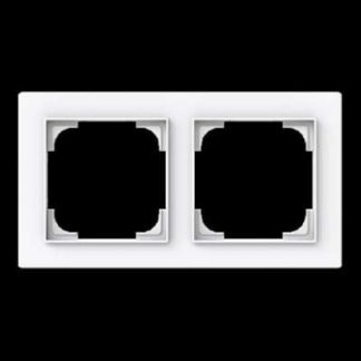 Рамка с двойным покрытием - Двойная белая рамка 1722-44G