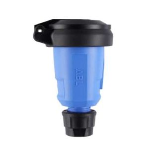 Технологически усовершенствованная муфта 1580 SK KD bl - разъем Schuko, пластик, синий 100000086