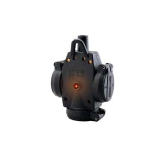 Тройной разъем VG Sk swsw ABL с блоком питания - резиновый разъем Schuko, черный, артикул 1173503