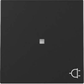 Панель управления с переключателями и разъемом для символов, матово-черная - Крышка переключателя/кнопки, черная ...