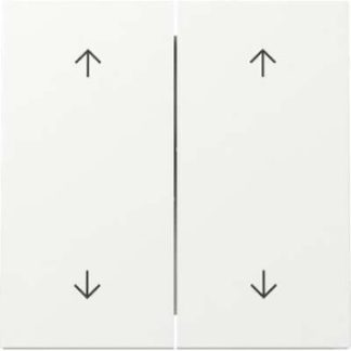 Переключатель Rocker 2f Arrows Switch, чисто белый, с защитной крышкой 329770