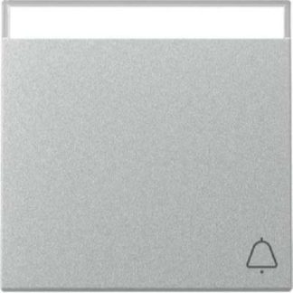 Звонок с символом переключателя F, алюминий - Крышка переключателя/кнопки 367326