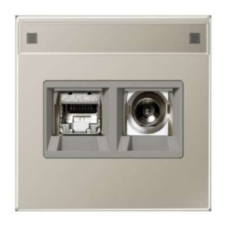 Двойная распределительная коробка для Smart TV, этикетка, нержавеющая сталь MMD ES 4521