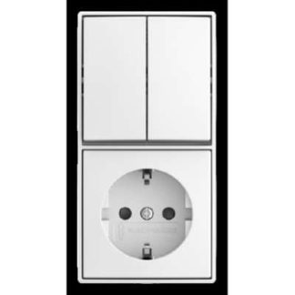 Комбинированный выключатель/розетка 2601/5/20 EAPBJ-524