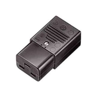 Разъем IEC C19 черный, 16 А/250 В переменного тока, угол 65 градусов - Разъем для подключения устройства 915.174