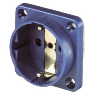 Удлинительная розетка Schuko 16A, 2p+E, 230V, bl - Панельная розетка с разъемом 11531