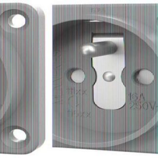 Накладная розетка Schuko 16A, 2p+E, 230V, синяя - Панельная розетка с разъемом 11681