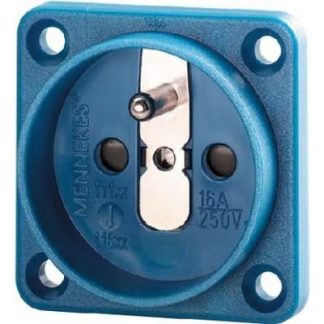 Удлинительная розетка Schuko 16A, 2p+E, 230V, bl - Розетка для монтажа оборудования 11611
