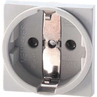 Розетка Schuko 16A, 2p+E, 230V, большая - Розетка, устанавливаемая на оборудование 11510K