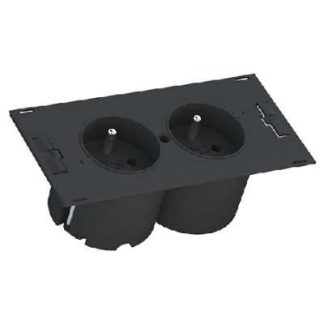 Сетевой фильтр DUE 2xUTE - Черный, с розетками 929.002