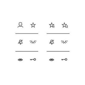 Фольга для маркировки аудио-видеооборудования - маркировка для коммутационного устройства SI AV 6 CD National.