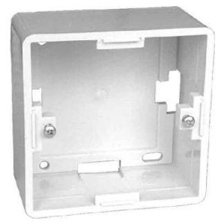 Корпус AP 80х80 мм RAL 9010 - Односторонний корпус для поверхностного монтажа, белый 66901525-03