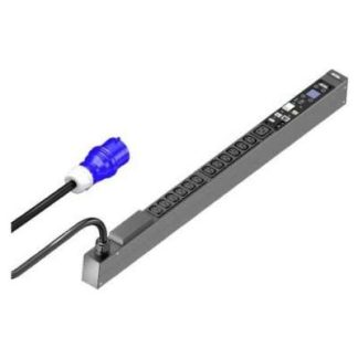 Распределительный щит с измерительным устройством 16A/1P - Черный удлинитель с розетками DK 7979.210