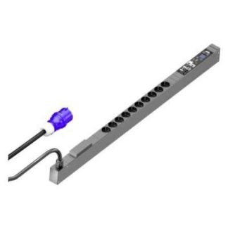 Распределительный щит с измерительным устройством 16A/1P - Черный удлинитель с розетками DK 7979.211