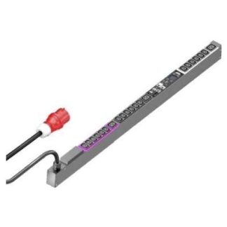 Распределительный щит с измерительным устройством 16A/3P - Черный удлинитель с розетками DK 7979.235