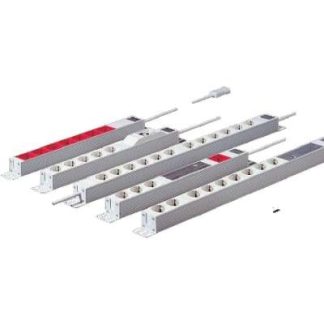 Удлинитель с пятью розетками и защитой от перегрузки по линии - Серый удлинитель DK 7240.240