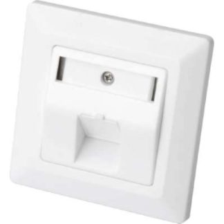 Пустая модульная коробка Keystone 80x80 мм + центральная часть 50x50 мм - крышка для центрального разъема модульного разъема...