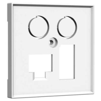 Центральная пластина 55x55 мм rws - Центральная крышка TV+LAN/TAE 55x55