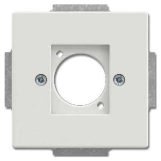Студийная матовая крышка XLR-разъема белого цвета - базовый элемент с центральной крышкой 2553-884