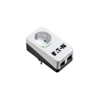 Защитная коробка Üschutz 1xSCHUKO+RJ45 - Серая монтажная планка PB1TD