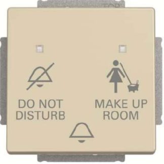 Кнопка звонка 24 В, цвет слоновая кость/белый - переключатель 2029/12 UC-82