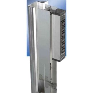 Шина для рельсов длиной 2 м, тип EU, 3x16A, 3-полюсная, сечением 2,5 мм², длиной 2000 мм, DK 7856.020