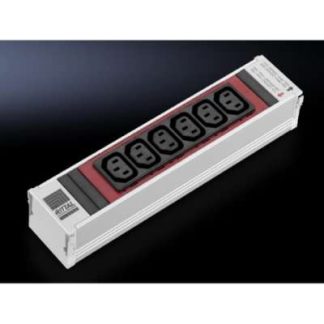 Модуль C13, шестиконтактный, красный - Многорозеточный DK 7856.082