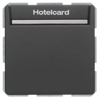 Релейный переключатель Hotelcard, антрацитовый бархат - Кнопка 1, замыкание контакта (НО) 16406096