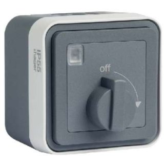 Механический таймер, 15 мин, серый - Переключатель механического таймера, серый 42273515