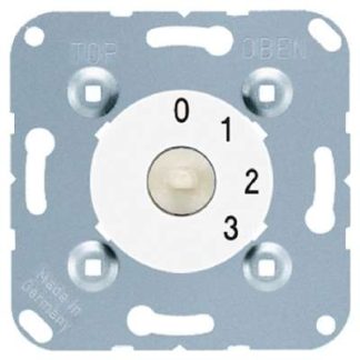Поворотный трехступенчатый переключатель - Встраиваемый трехступенчатый переключатель 1101-4 WW