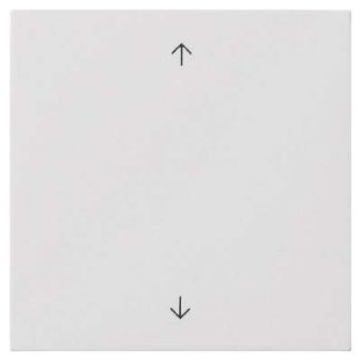 Однопозиционный переключатель, чисто белый - Декоративная накладка для переключателя, кремово-белый 5389112