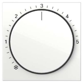 Чехол для термостата RTR System 55 rws, кремового цвета, артикул 270603.