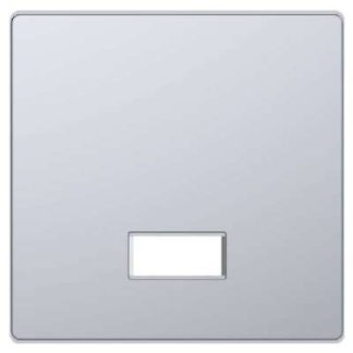 Переключатель, нержавеющая сталь, квадратный. Окно с символом. - Крышка MEG3350-6036